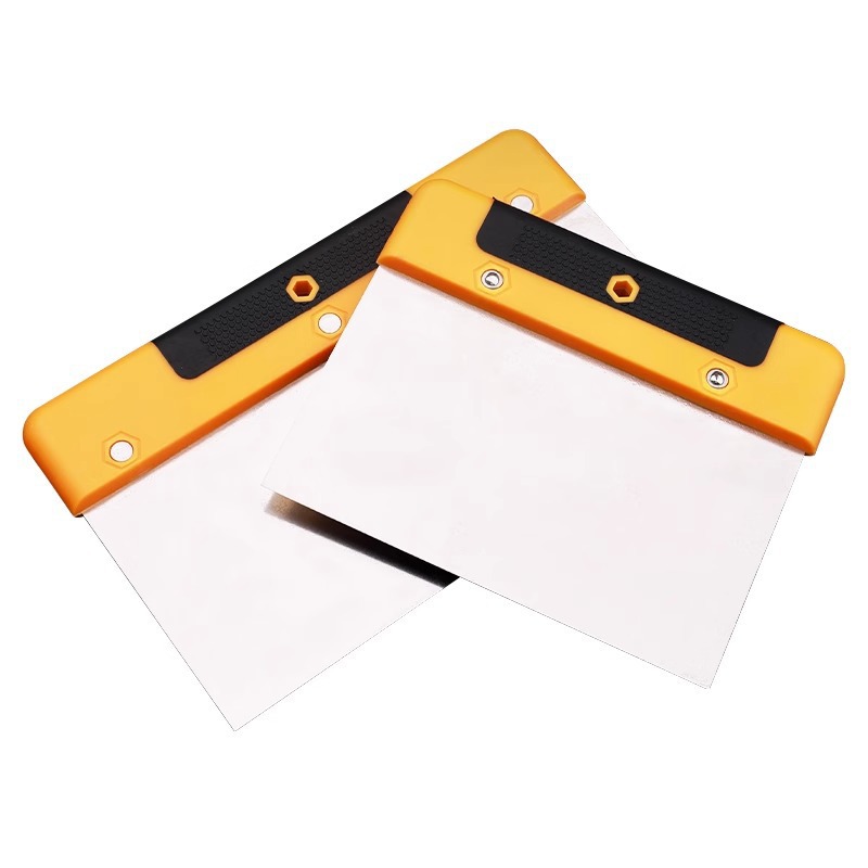 Raspador de acero inoxidable, raspador de masilla, herramienta de cemento blanco, lote de cuchillas de pared, cuchillas de limpieza, herramientas de horneado, fabricantes de cuchillas de corte
