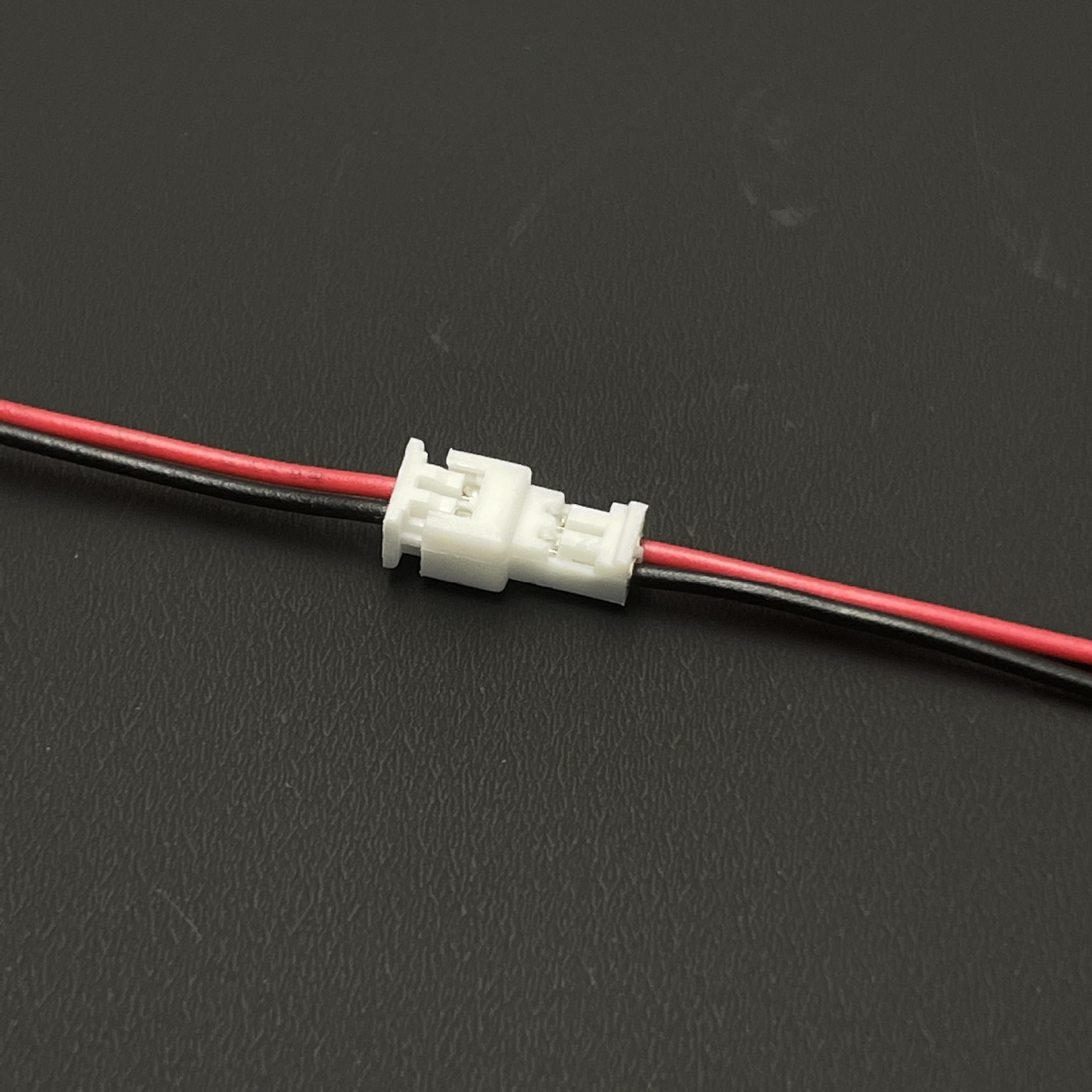 MX1.25mm 단일 헤드 암수 터미널 케이블 2P 공중 플러그인 케이블 전자 케이블 10/20cm 빨간색과 검정색 2선