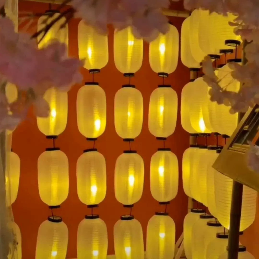古风灯笼悬挂 中秋节装饰茶楼景点装饰汉服古装唐朝墙拍照道具diy