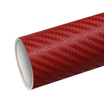 Automotive Film – black three-dimensional carbon fiber sticker - 15228-meters-3d-carbon-fiber-red
