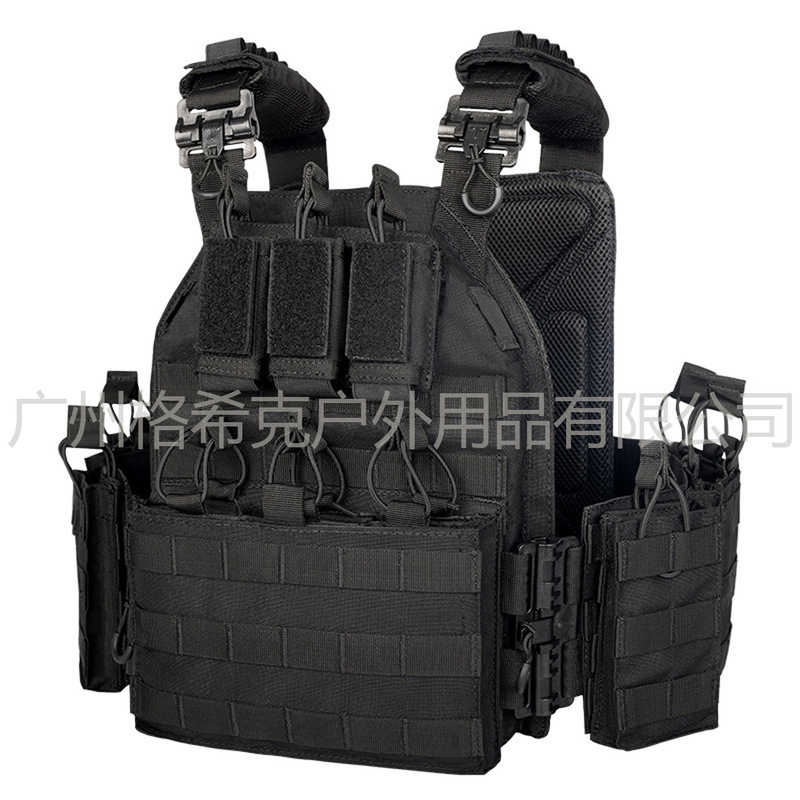 Outdoor Multifunctional Quick-Release Hunting Vest with Molle Expansion System, Multiple Detachable and Reconfigurable Equipment Pouches