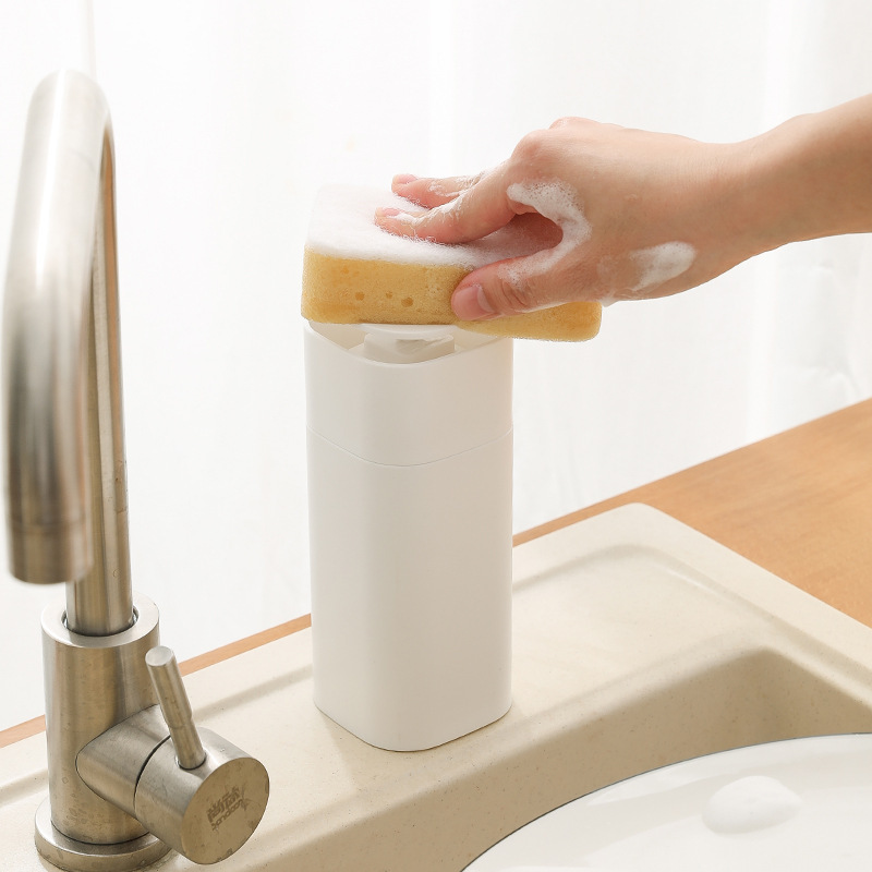 Press-type refill bottle kitchen bathroom dishwashing liquid hand sanitizer press box lotion bottle women's makeup remover water storage bottle
