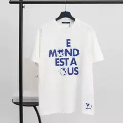 Cross border donkey family T-shirt 2025 summer new letter print back mirror casual loose men's and women's short sleeves