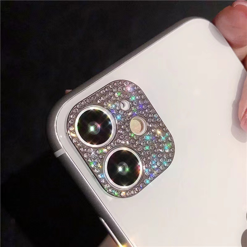Aplicable a iphone15 película de lente de diamante película protectora Apple 15pro punto taladro integrado lente película protectora película