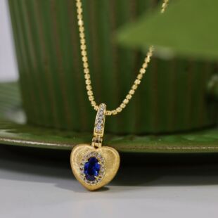 0.61ct�����{��ʯ�������z�朎켃�yS925�yŮ���¿�߶˴����l