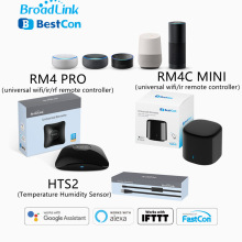 Broadlink博联RM4 Pro mini HTS2 wifi红外射频万能遥控器外贸版