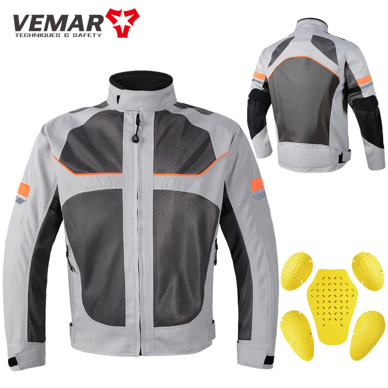 Vemar Motorcycle Cycling Clothing Knight Racing Jacket Anti-Fall Breathable Motorcycle Off-Road Clothing Men's Equipment with Protective Gear