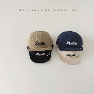 One Pan South Korea Baby Hat Spring New Cute Ins Letters Casual Baby Cap Children Baseball Cap