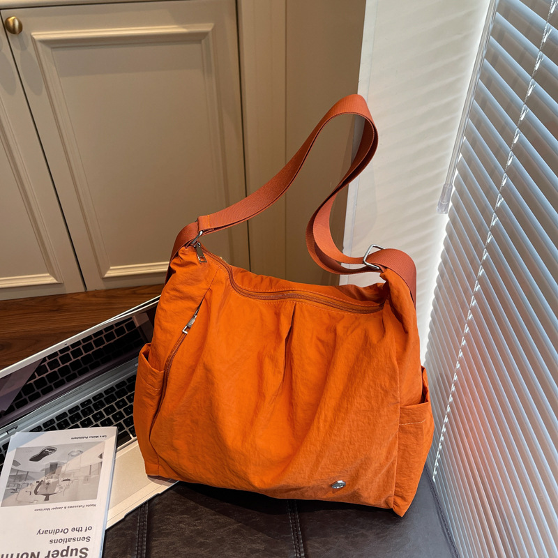 跨境外贸双肩包2025秋冬新款女包简约帆布单肩包休闲大容量斜挎包