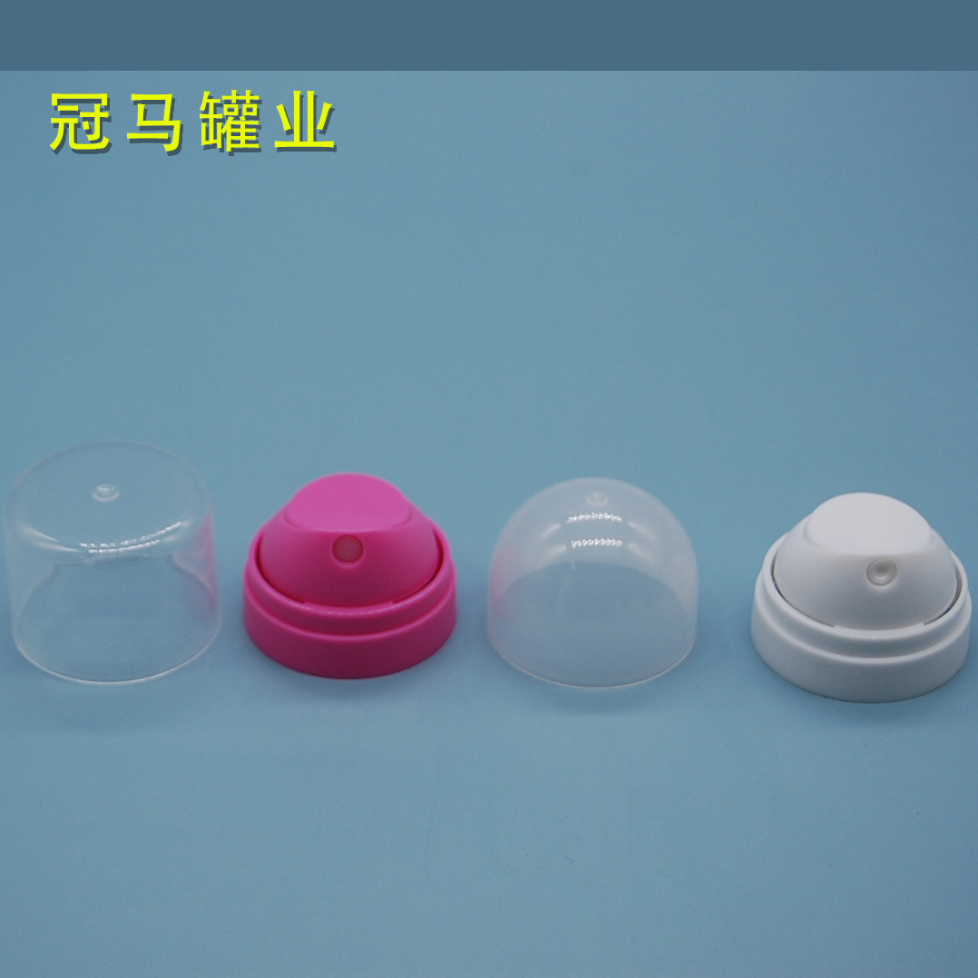 生产一英寸口径气雾罐连续喷雾头连体盖 气雾剂铝罐喷头