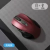 Charming Red + Charging Version [2.4G Wireless] Silent Button/Ergonomics-Official Standard