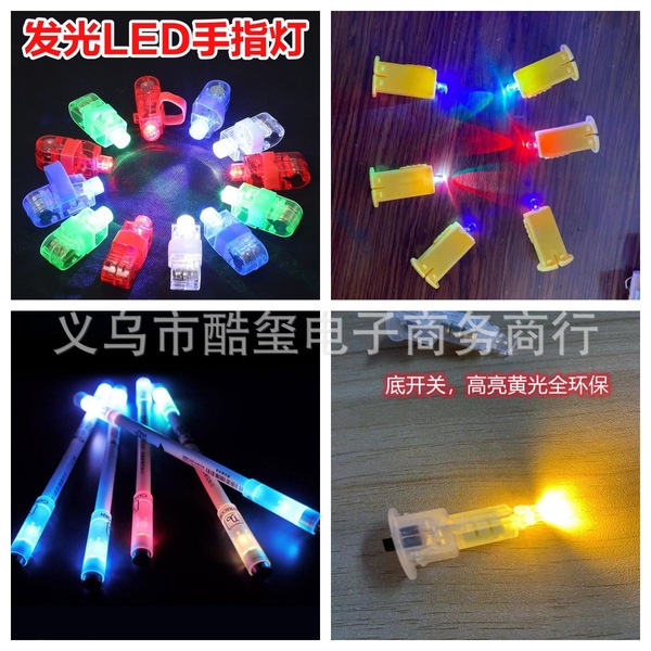 LED lamp AG3 button battery LR41 electronic luminous rotating pen lantern wick shoe lamp thermometer ear spoon watch Image