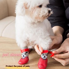 K 36151 Waterproof Anti-Slip Dog Shoes �������Ь�� �羳