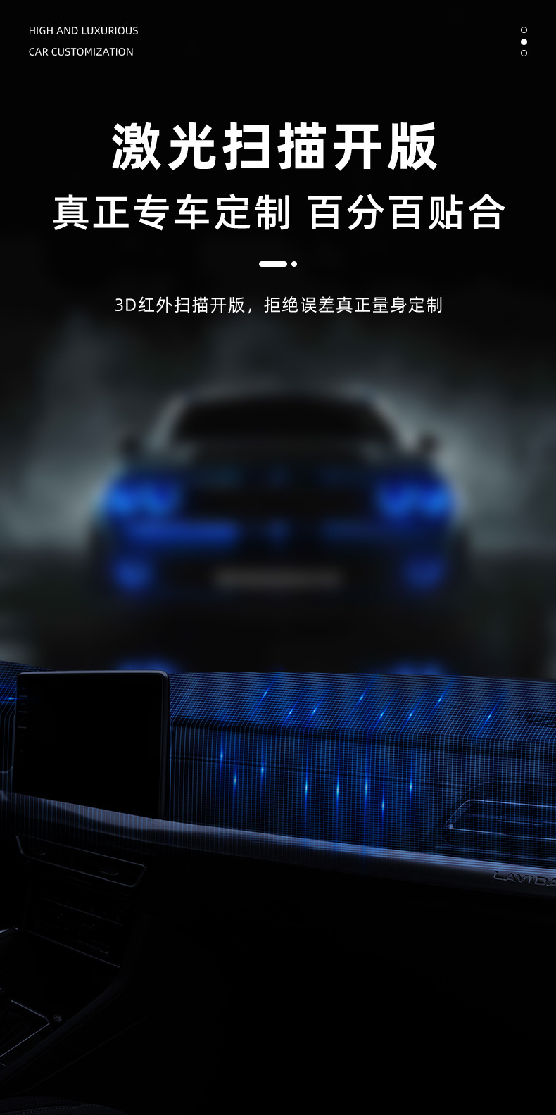 Suitable for Changan Third-Generation Cs55Plus Dedicated Center Console Dashboard Sunshade Mat and Interior Decoration Accessories for the Third Generation