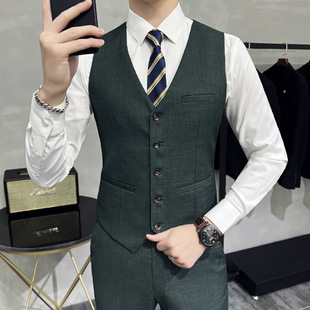 Suit Vest suit Shirt Suit Horse Clip Best Man Suit Brother Suit Spring and Autumn Dress Groom suit