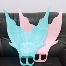 澳洲Mahina美人鱼脚蹼 鱼尾巴单蹼成人潜水游泳脚蹼 柔软橡胶材质