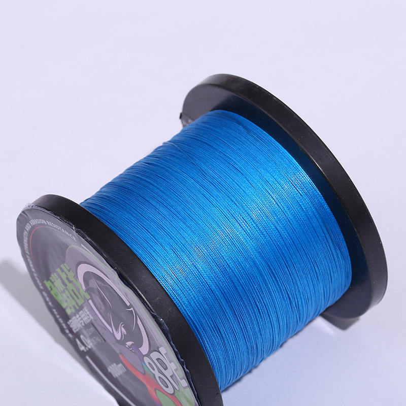 En stock de alta resistencia 1000 m X8PE fuerte caballo trenzado línea de pesca Escala de batalla 8 hebras LÍNEA DE PE línea de pesca de mar asiático