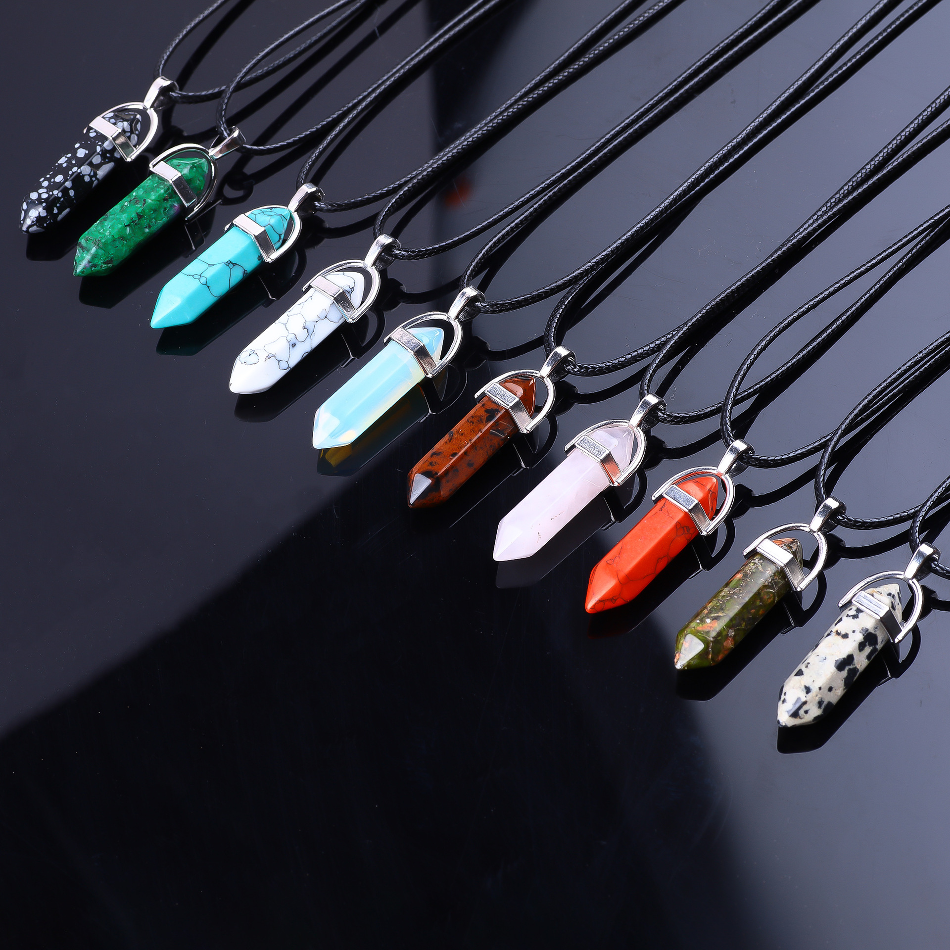 9g Weight Pendant Jewelry Making Type 1 Piece Quantity Casual, Daily Occasion Crystal Material Geometric, Solid Color Pattern Women's Gender Polishing Design Vintage Style Style Vintage Style Geometric Solid Color Crystal Polishing Women's 1