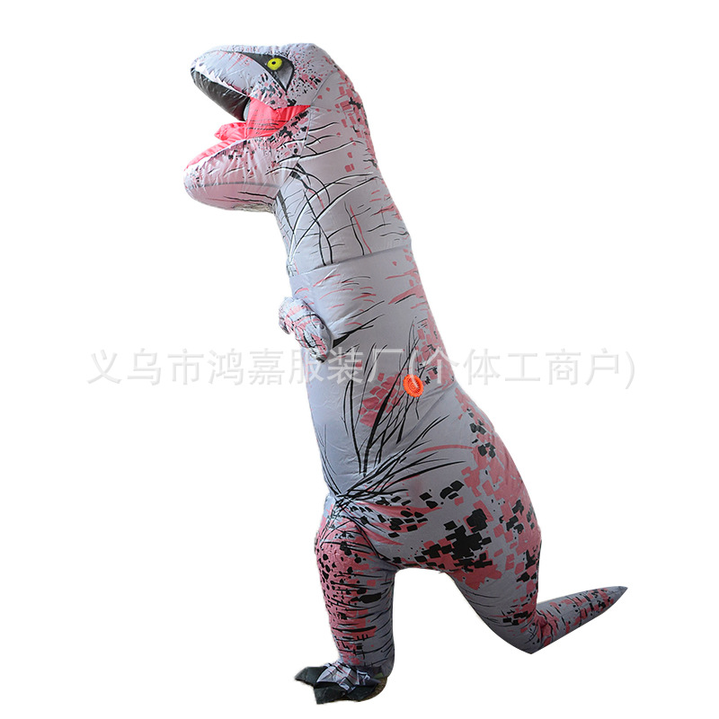 Transfronterizos Amazon Halloween Tiranosaurio Dinosaurio Inflatable Disfraz de Cosplay Extraño Dinosaurio Inflatable