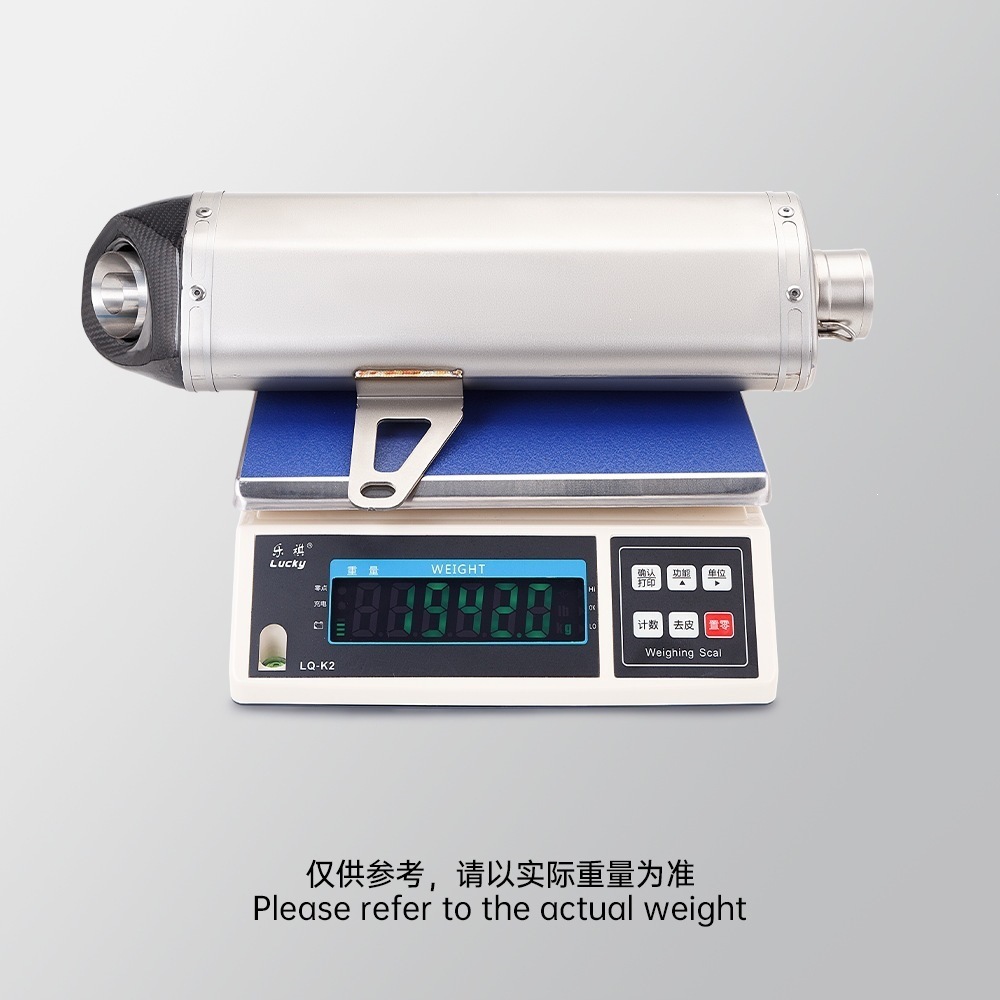 Motorcycle exhaust pipe modification suitable for XMAX300 stainless steel exhaust pipe front and rear section set 17-23