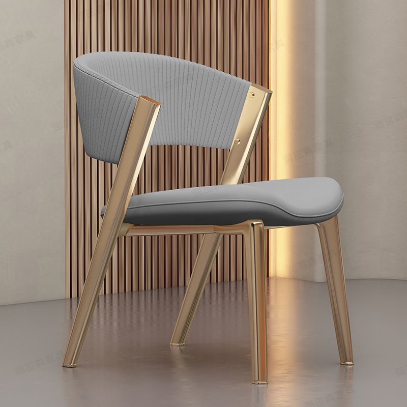 업그레이드된 [미디엄 그레이] + 전기도금 골드 다리