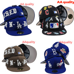 オールスター MLB キャップ野球バスケットボールキャップフルヘッド刺繍 AAA フラットつば番号サイズキャップ 2025 新しいクロスボーダー外国貿易