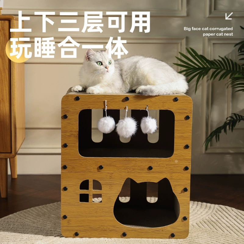 Гнездо для кошачьих царапины не может быть износостойким