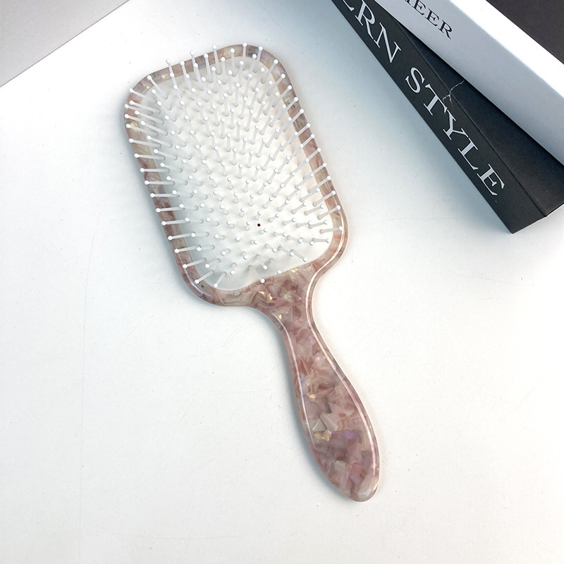 中号クロスボーダー欧米美髪エアバッグ櫛楕円系酢酸板材エアクッション櫛女性スタイル櫛マッサージカール櫛|undefined