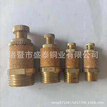厂家批发消声器铜烧结 尖头消声器2分到1寸内丝消声排气节流阀