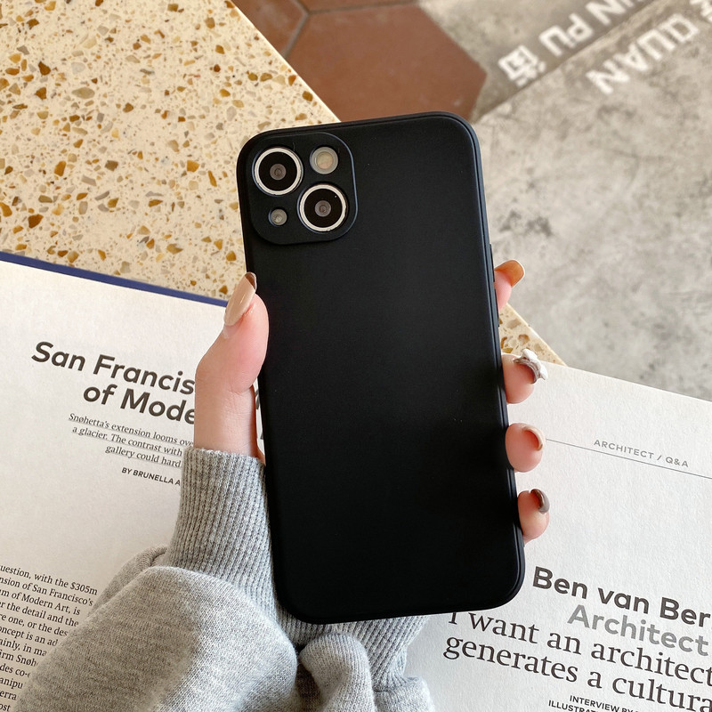 IPhone15携帯電話ケースの正孔ストレートエッジは液体シリコンリンゴ13携帯ケースのソフトケース16保護カバーに似ている|undefined