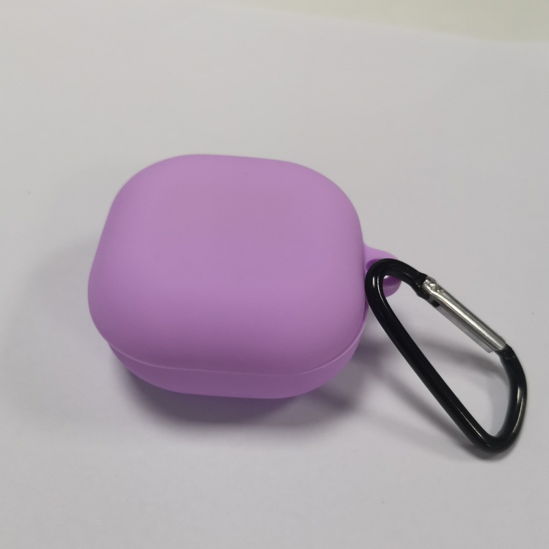 新しいサムスンgalaxy buds fe bluetoothイヤホン保護ケースシリコンカバー保護カバーを適用します。|undefined
