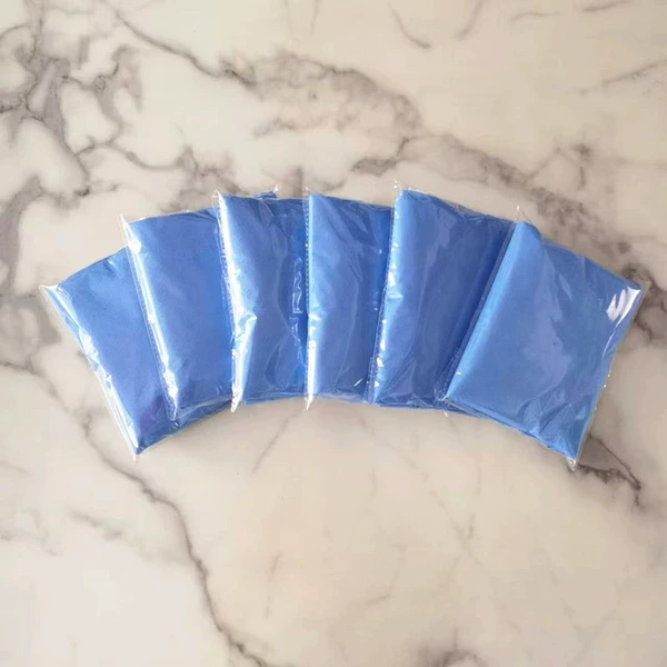SMS thickened blue skirt independent bag (1 brings 50 pieces)