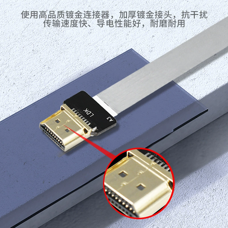 Головка-конвертор Micro HDMI для аэрофотосъемки, подвес FFC FPC, монитор-телевизор с экранированием, мягкий выхлоп HDMI