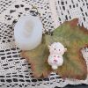 Three dimensional jewelry, aromatherapy, cartoon candle, silicone mold, new collection, sheep, handmade