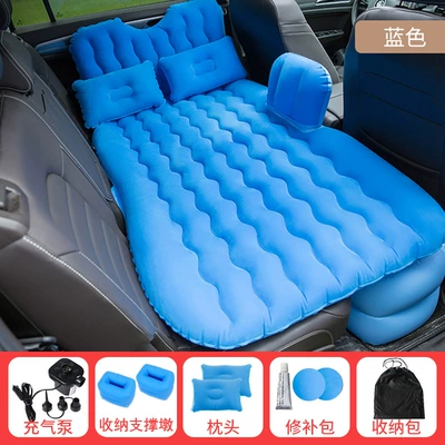 Mat, Travel Mattress, Trunk — Vehicle-mounted inflatable bed - blue-dreamer-rear-seat-cat-headrest