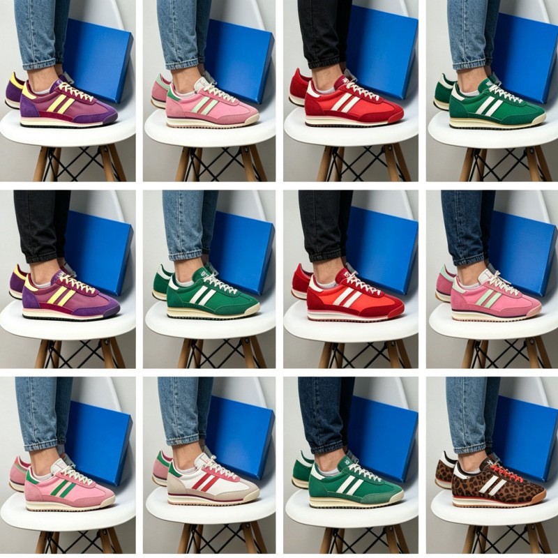 New Model Sl 72 High-End Version Retro Versatile Campus Couple's Dexun Casual Running Shoes Available in Multiple Colors