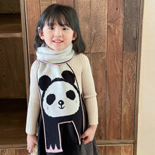 潮萌个性卡通小老虎儿童围巾韩国同款时尚亲子围脖披肩秋冬新款