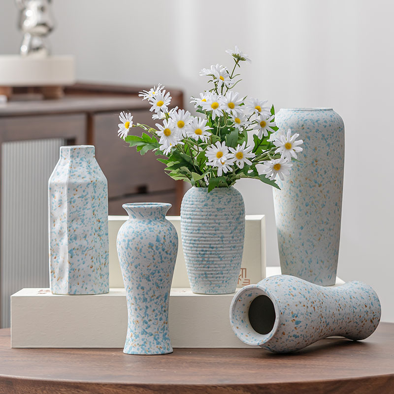 Creative Ceramic Vase Cute Simple Large Old Pile Special Clearance Coarse Pottery Vase