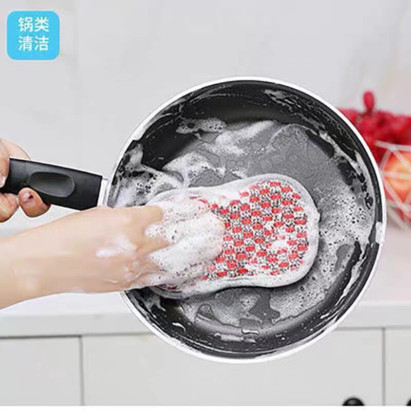キッチン食器洗い用品、極厚両面食器洗い布、スポンジワイプ、マジックワイプ、強力除染|undefined