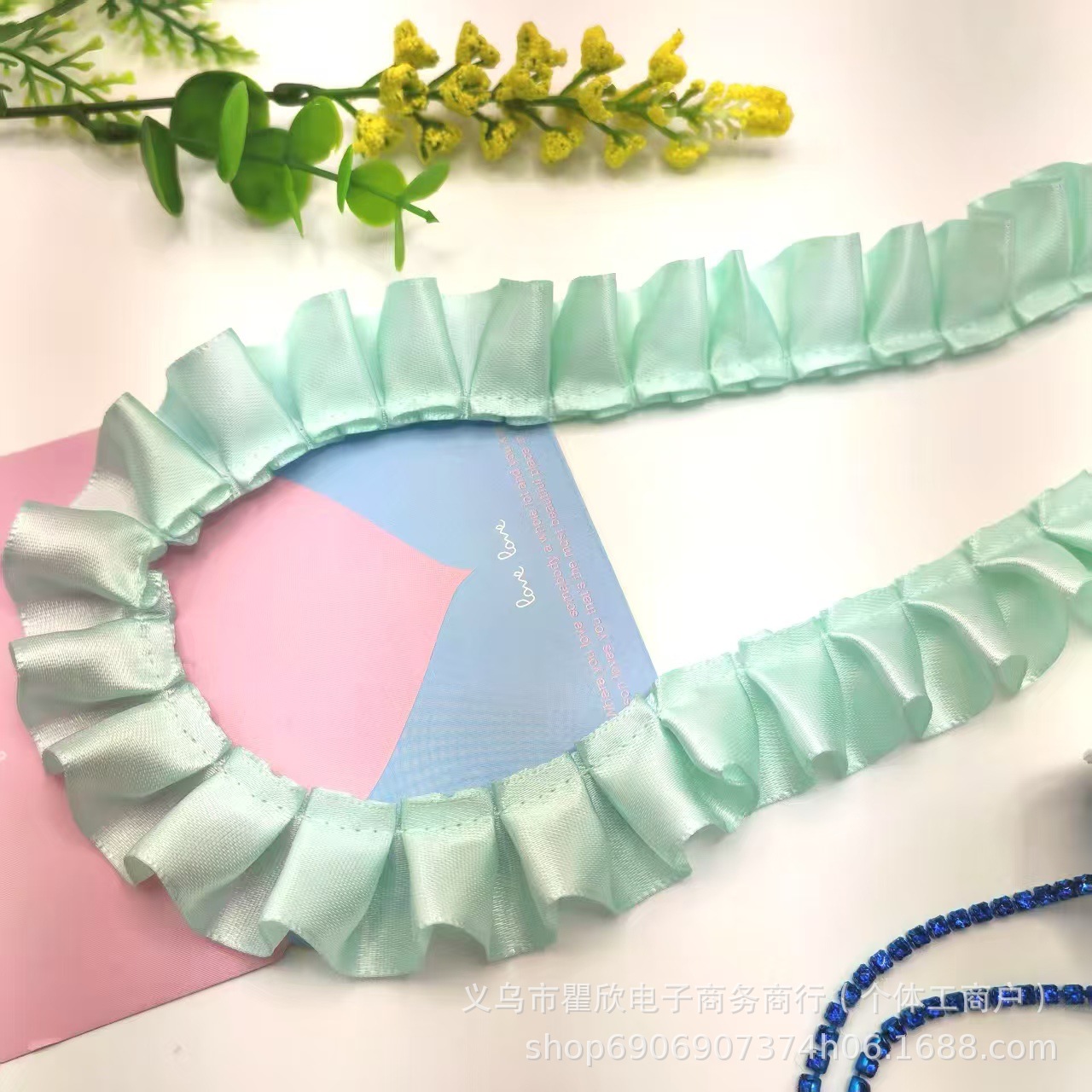 폭 2.5cm - 연한 녹색
