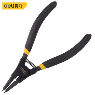 Genuine Deli Tools Dl20522 Chrome Vanadium Steel Circlip Pliers External Straight Circlip Pliers 5inch (125mm)
