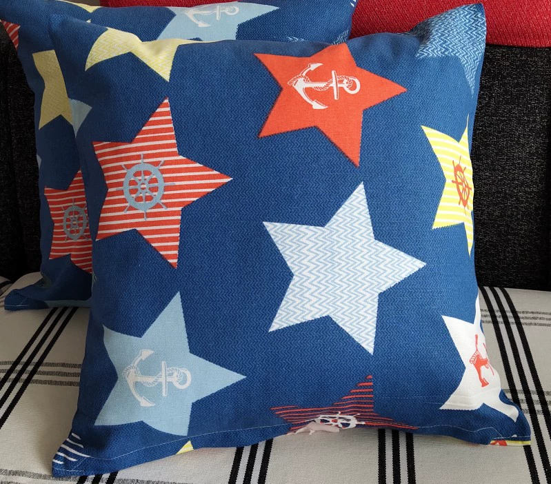 Cotton pillow, pillowcase, square sofa for bed, increased thickness