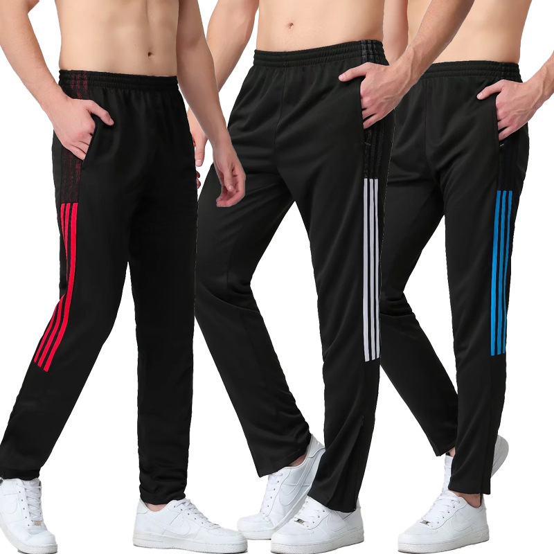 Sports Pants Three Stripes Loose Straight Summer Casual Pants Plus Size Thin School Uniform Pants Jogging Casual Fitness Sports Pants Three Stripes Loose Straight Summer Casual Pants Plus Size Thin School Uniform Pants Jogging Casual Fitness