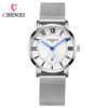 Light and thin fashionable waterproof quartz watches stainless steel for beloved suitable for men and women, suitable for import