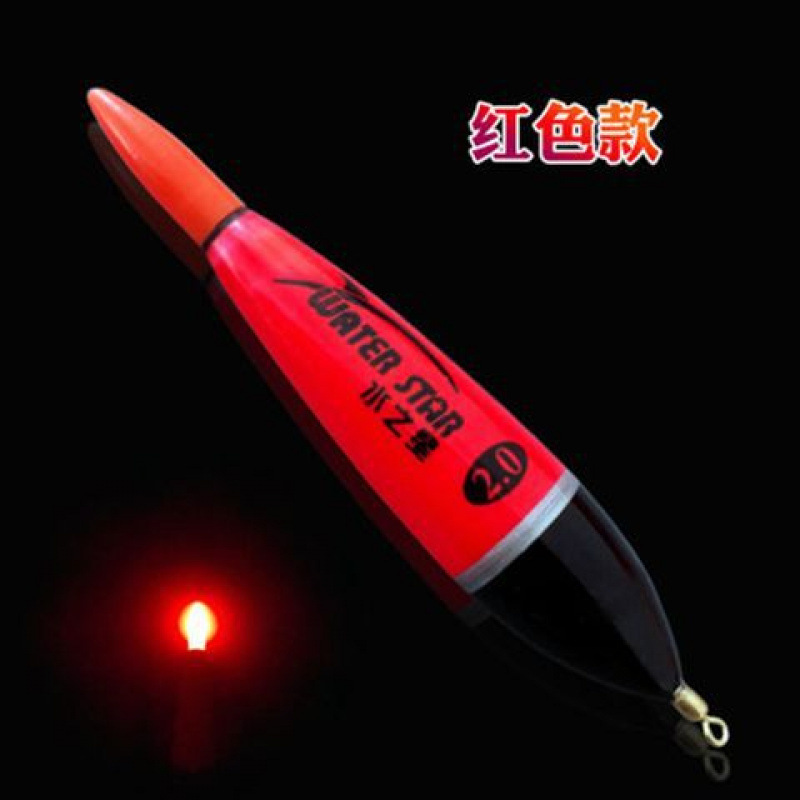 Yuantou electron flotador puerto super brillante nocturno flotador puerto resbaladizo grueso despierta pescado flotador flotador flotador electron flotador comercio exterior