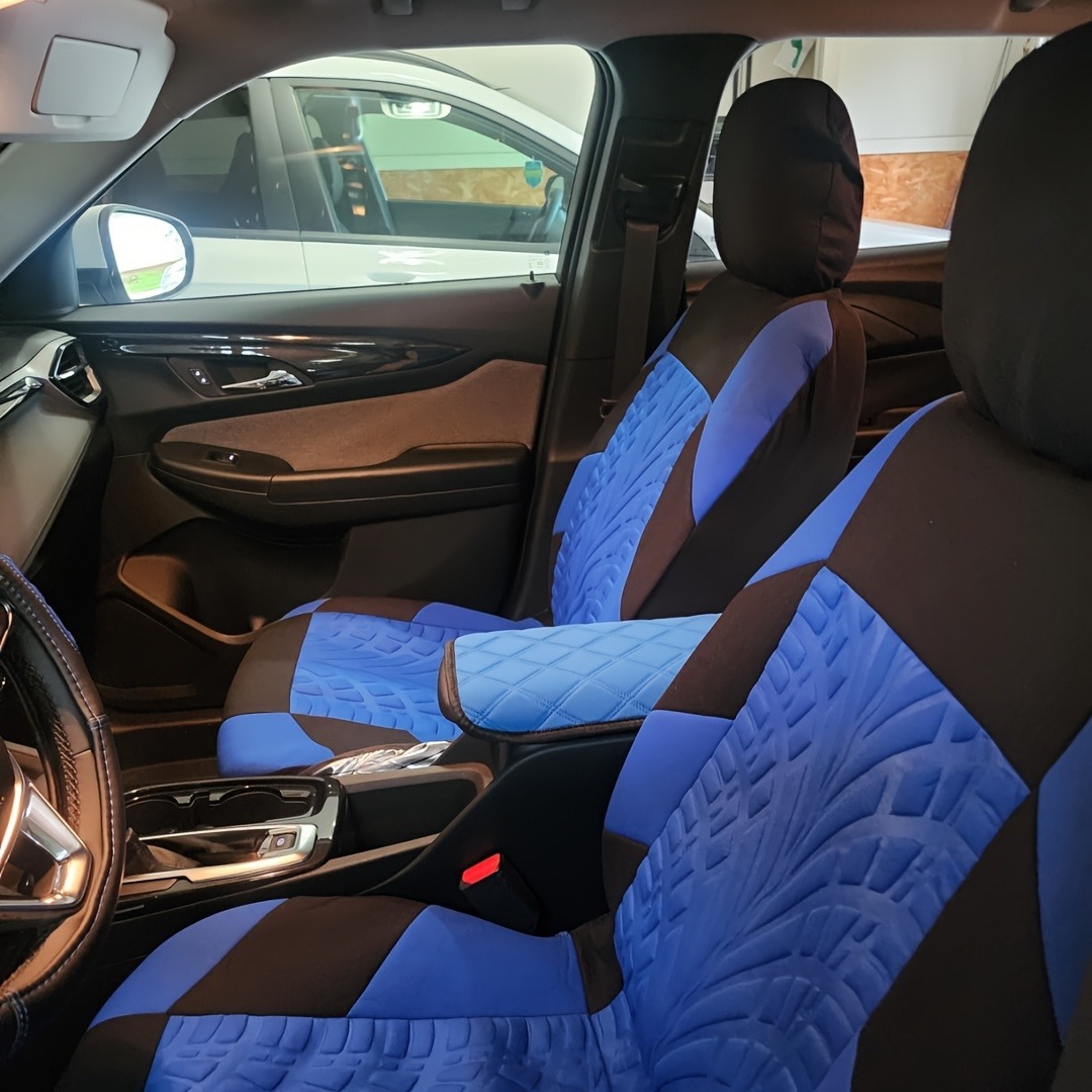 Cross-Border Best-Selling Car Seat Covers on Meike, 9-Piece Set, Universal for All Seasons, Tire Pattern Car Seat Covers Wholesale