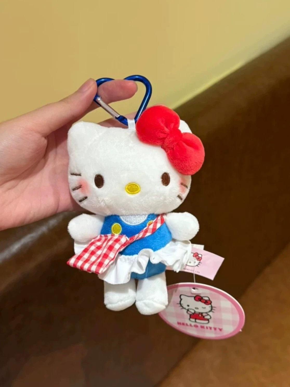 Hello Kitty, настоящий мультяшный кулон, милый брелок, кукла, подарок для девочки