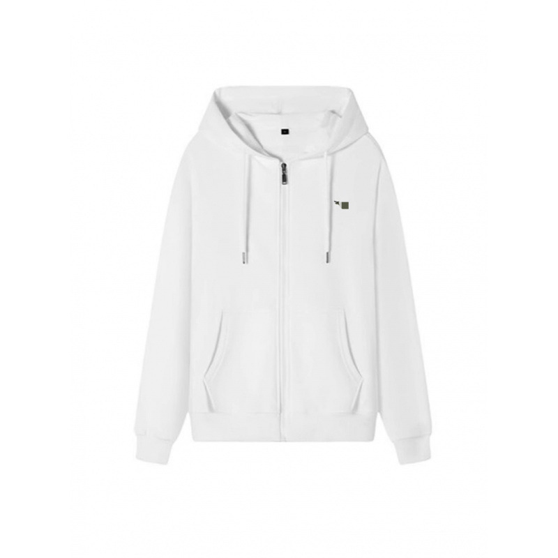 Cross-border crocodile hoodie for men, spring, autumn, winter zip-up cardigan, loose sports jacket, men's youth solid color hoodie
