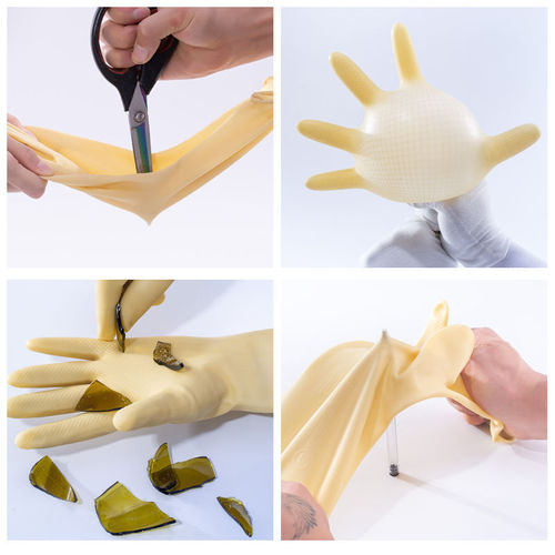 Wholesale Household Gloves, Kitchen Dishwashing Rubber Cleaning Latex Car Wash Oxford Thickened Rubber Gloves