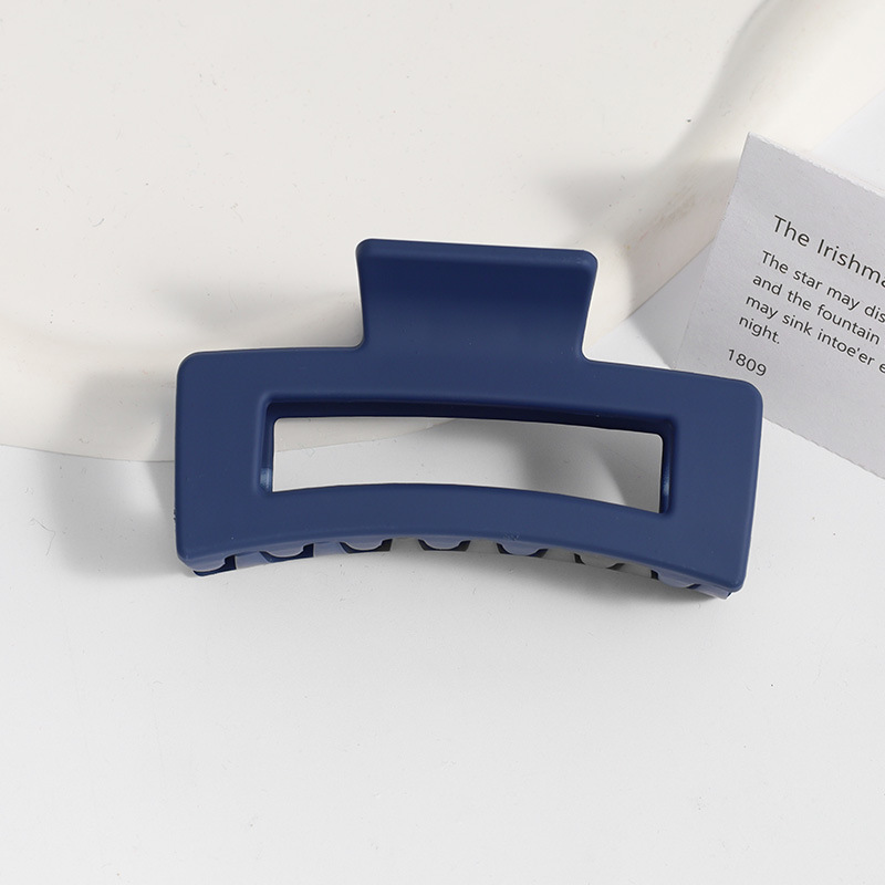 Amazon Venta caliente Frosted clip grande geométrica trasera horquilla elegante temperamento tiburón clip de alto grado tocado